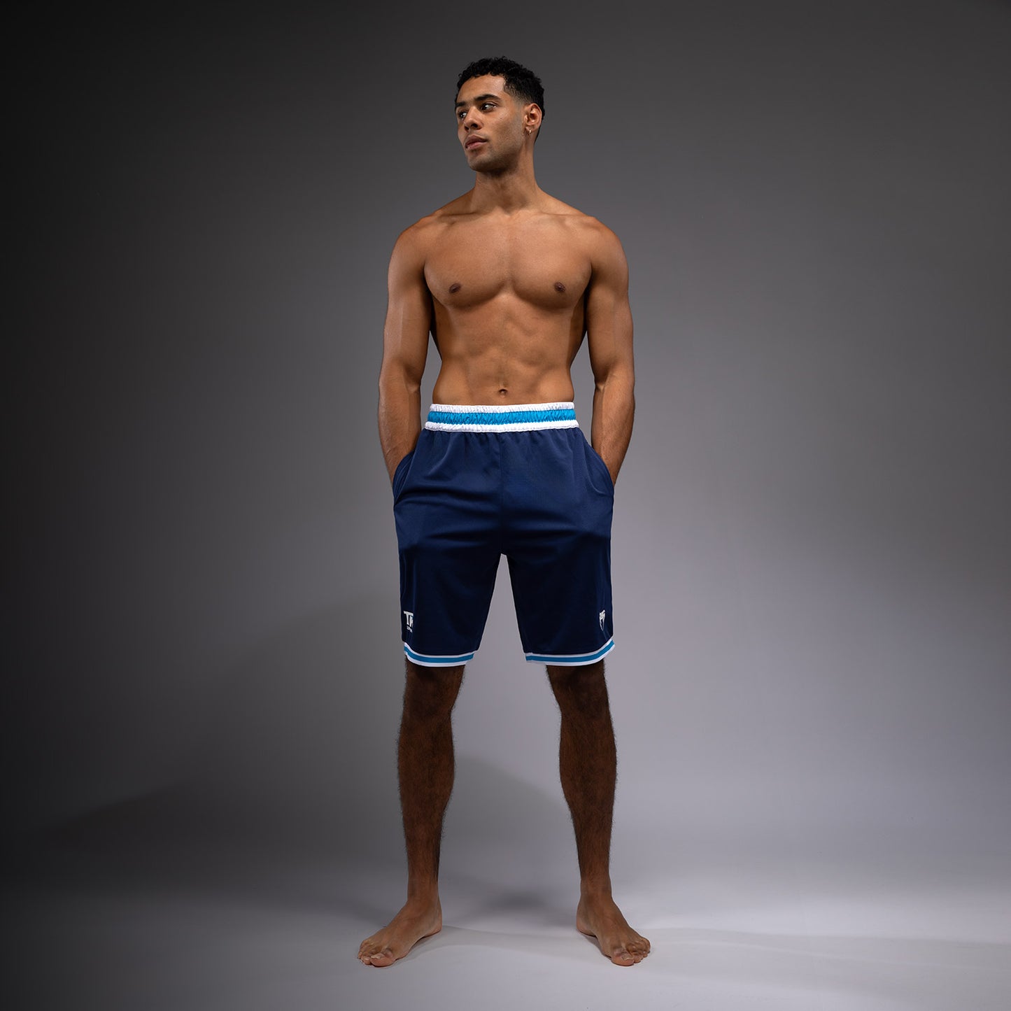 Venum x Top Rank Original Herren Basketballshorts - Marineblau