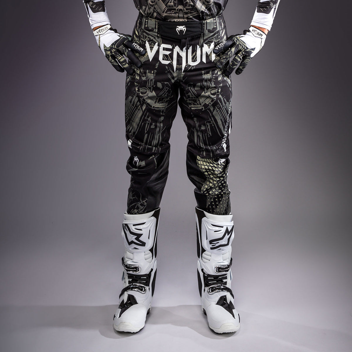 Venum MX Elite Motorsports-Hose - Schwarz/Sand
