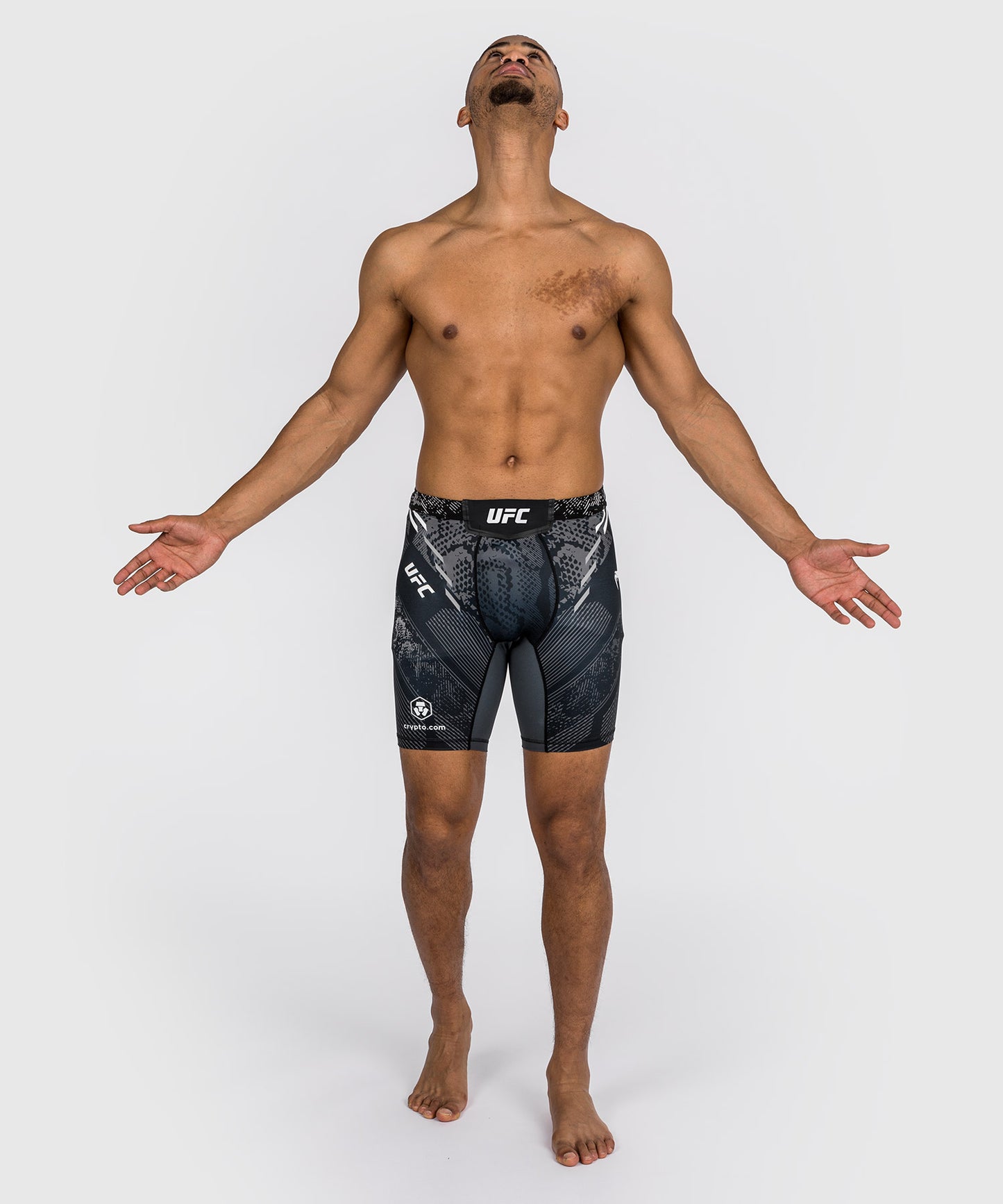 UFC Adrenaline by Venum Authentic Fight Night Short Vale Tudo für Männer - Schwarz