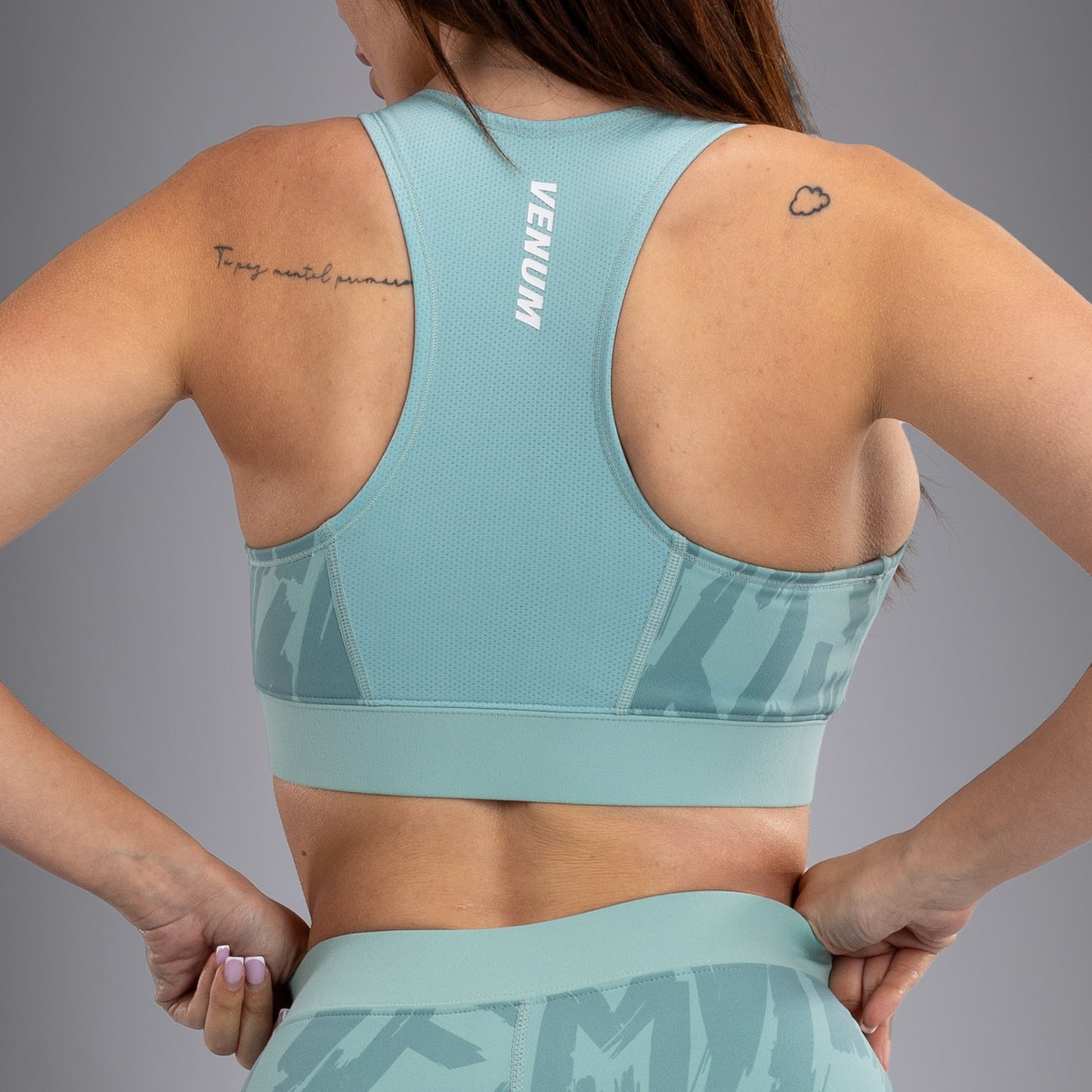 Venum Graffiti Frauen Sport-BH - Aqua
