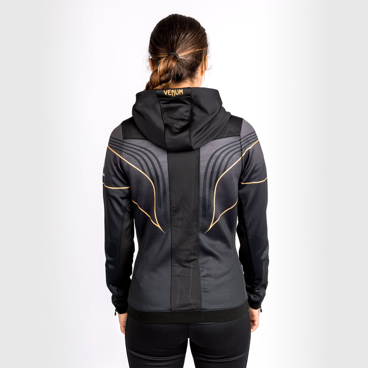 UFC Venum personalisierte authentische Fight Night 2.0 Frauen Walkout Hoodie - Champion