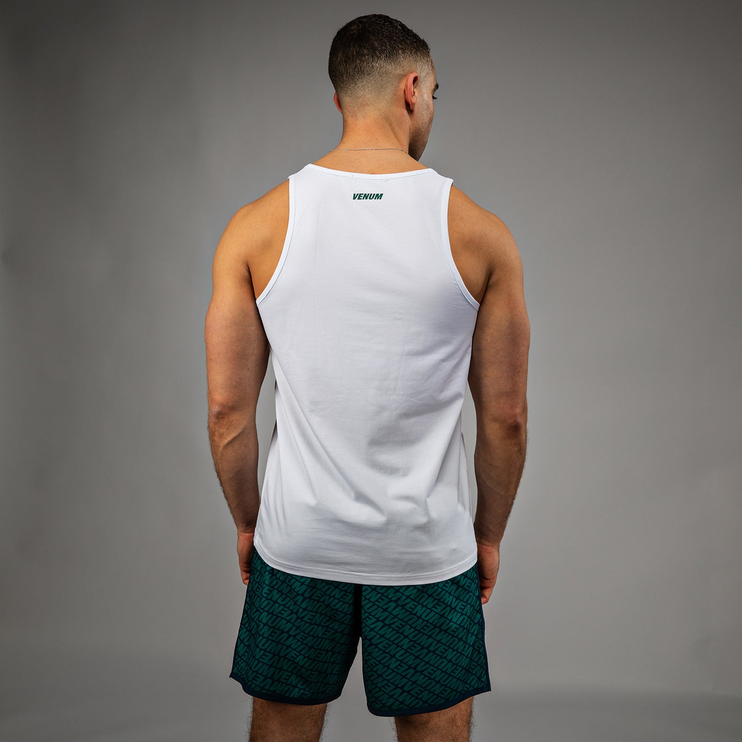 Venum Echo Tank Top - Weiß/Emerald Grün