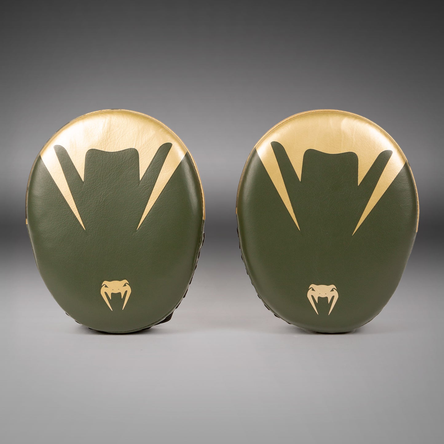 Venum Pro Boxing - Large Punch Mitts (Paar) - Khaki/Gold
