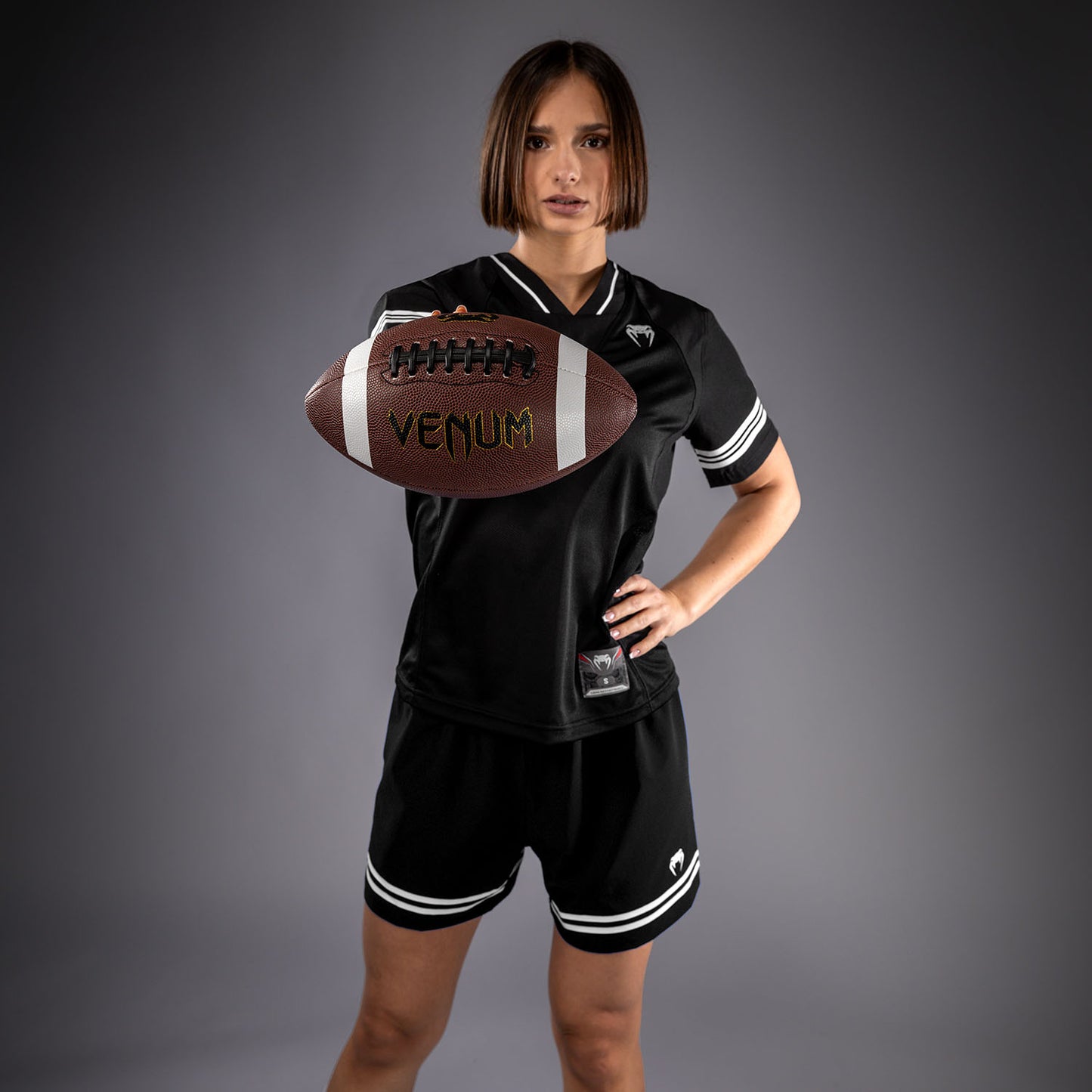 Venum Flag Fußball Trikot für Damen - Schwarz