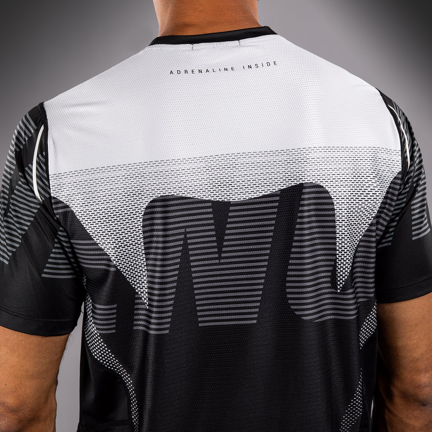 Venum Adrenaline Dry Tech T-Shirt – Schwarz/Silbergrau
