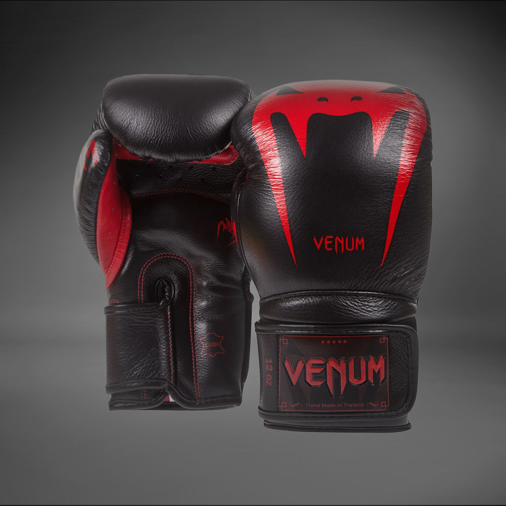 Venum Giant 3.0 Boxhandschuhe Nappaleder – Schwarz Devil