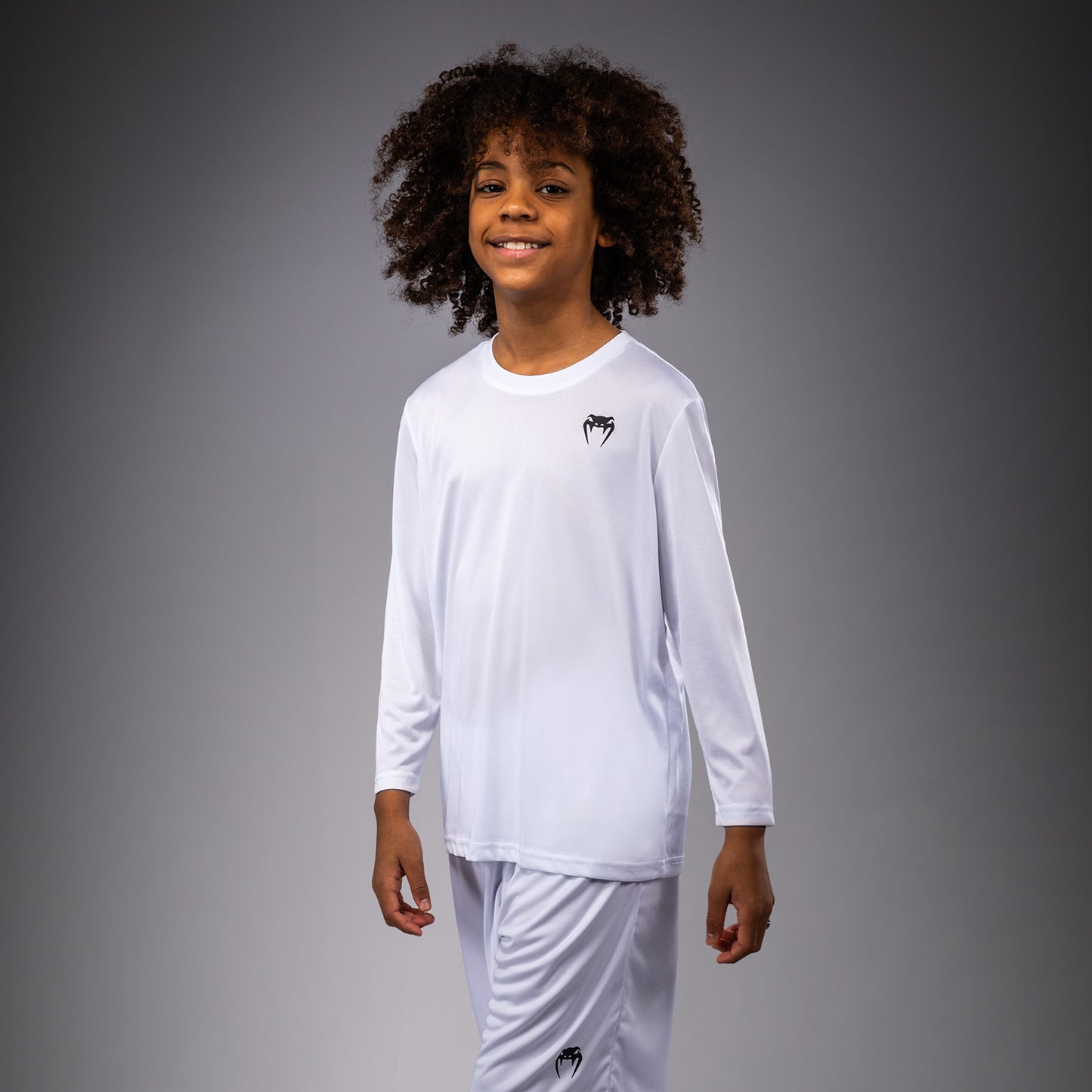 Venum Lineup T-Shirt Langarm Für Kinder - Rot/Weiß