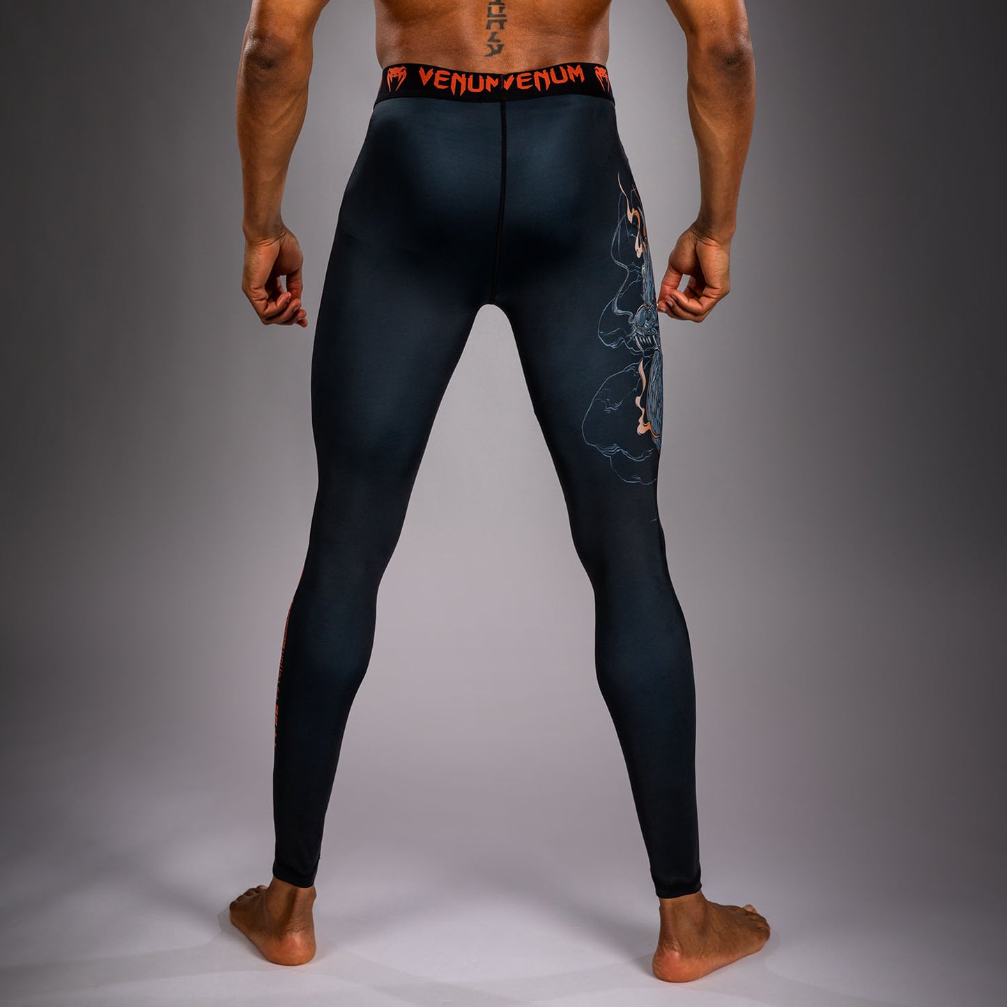 Venum Thunder Dragon Spats – Schwarz/Grau/Kupfer
