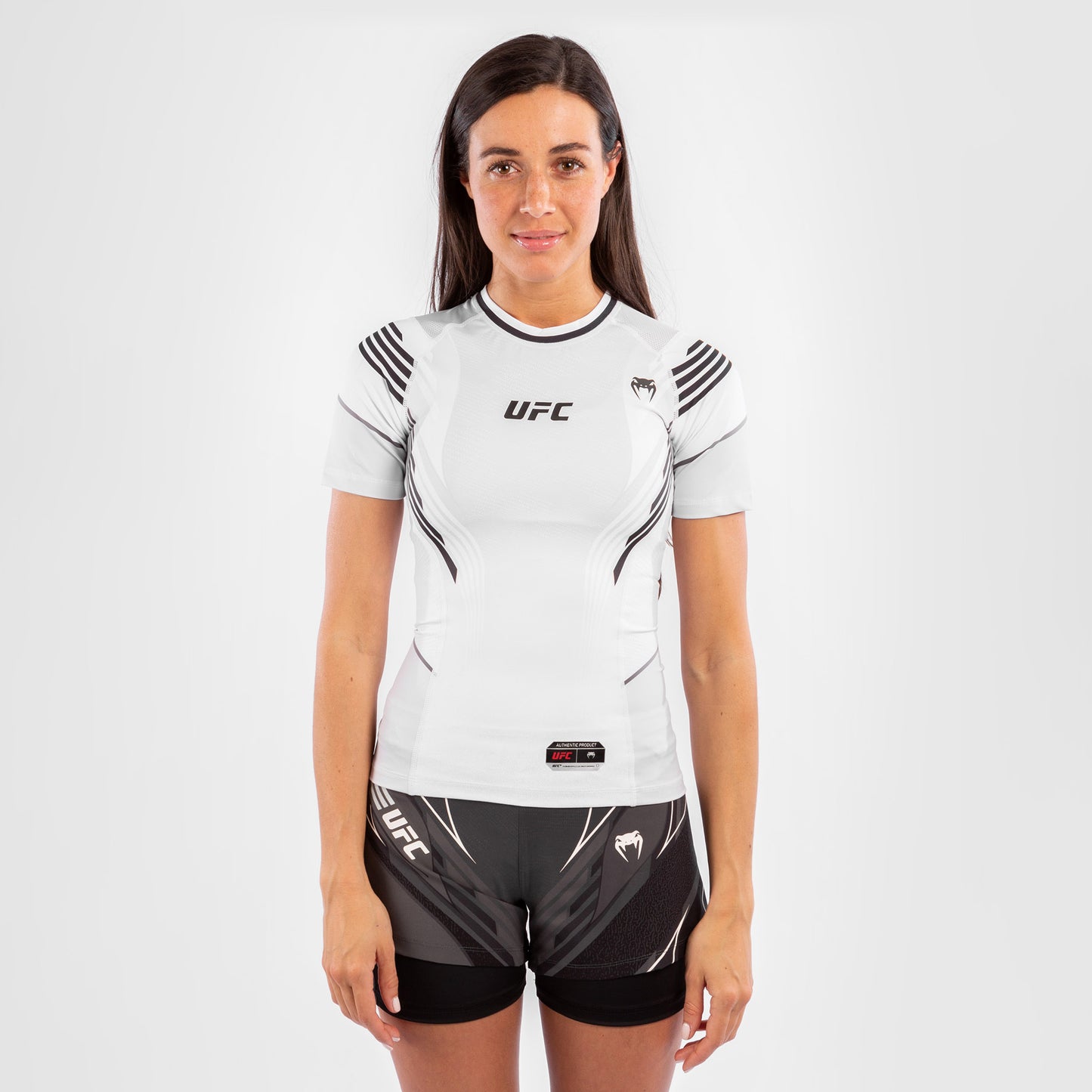 UFC Venum Authentic Fight Night Frauen Rashguard - Weiß
