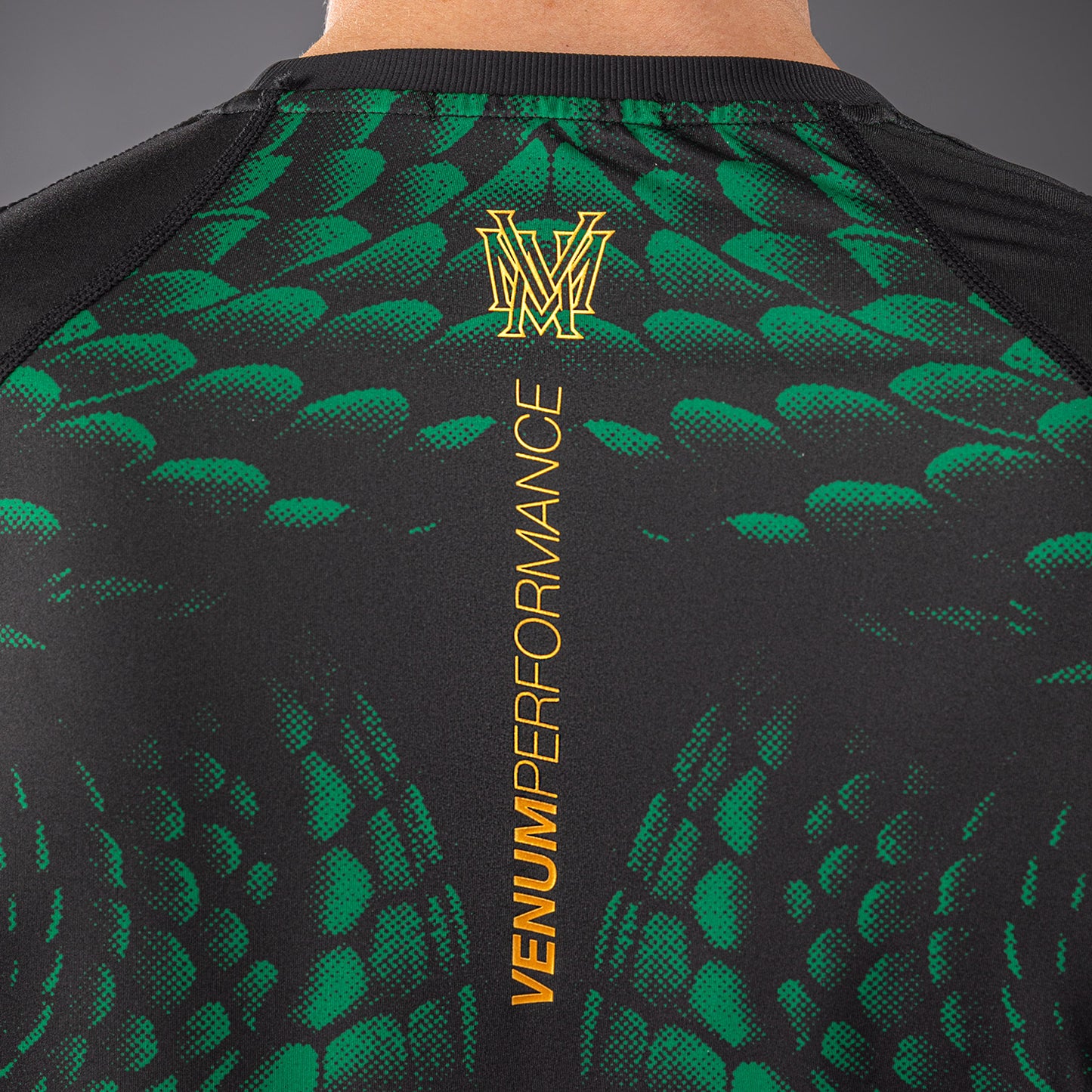 Venum Matupa Dry-Tech-T-Shirt - Schwarz/Grün/Gold