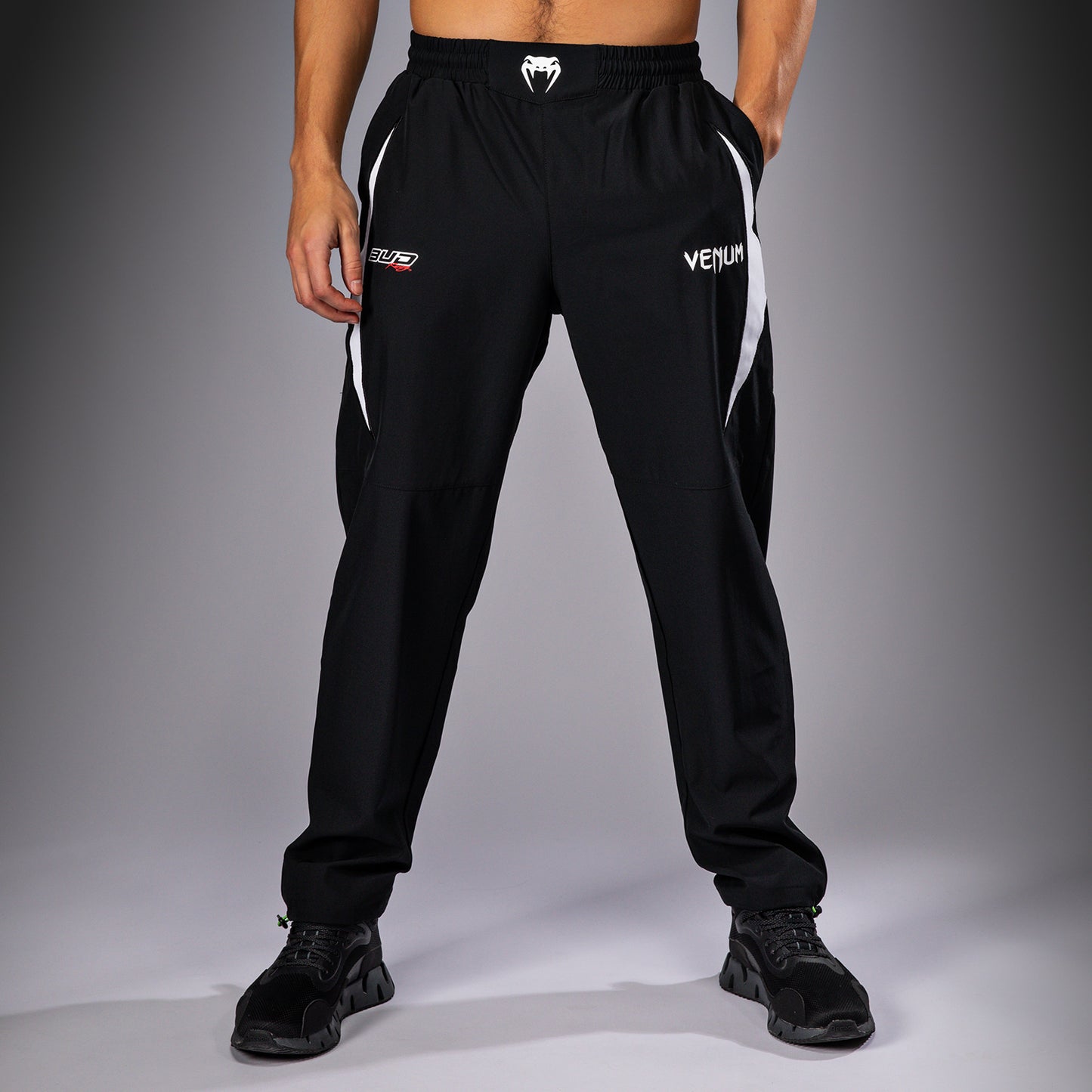 Venum x Bud Racing Herren-Jogger - Schwarz/Weiß/Limettengrün