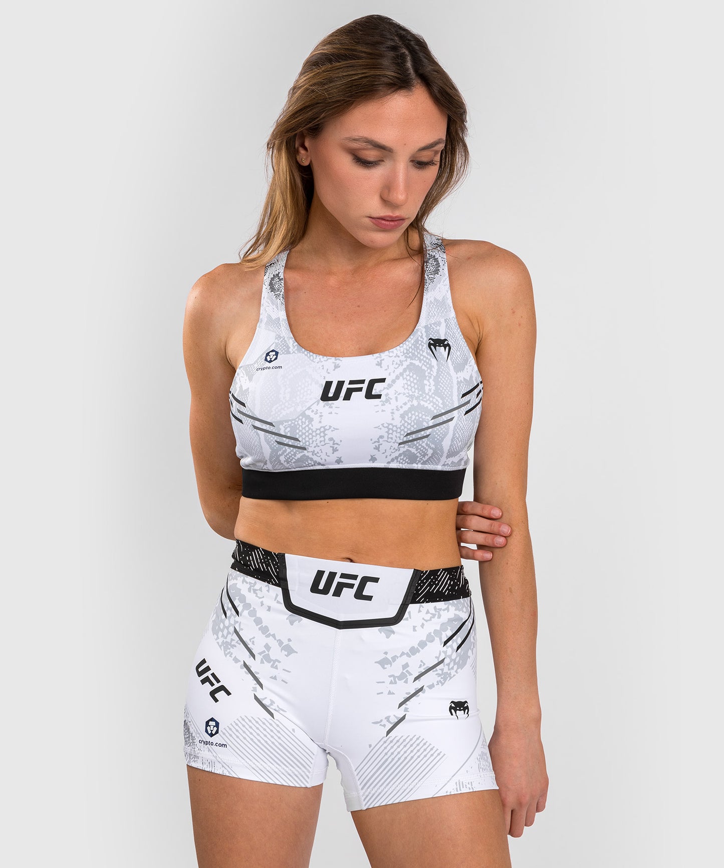 UFC Authentic Adrenaline Fight Night By Venum Damen Sport-BH - Weiß