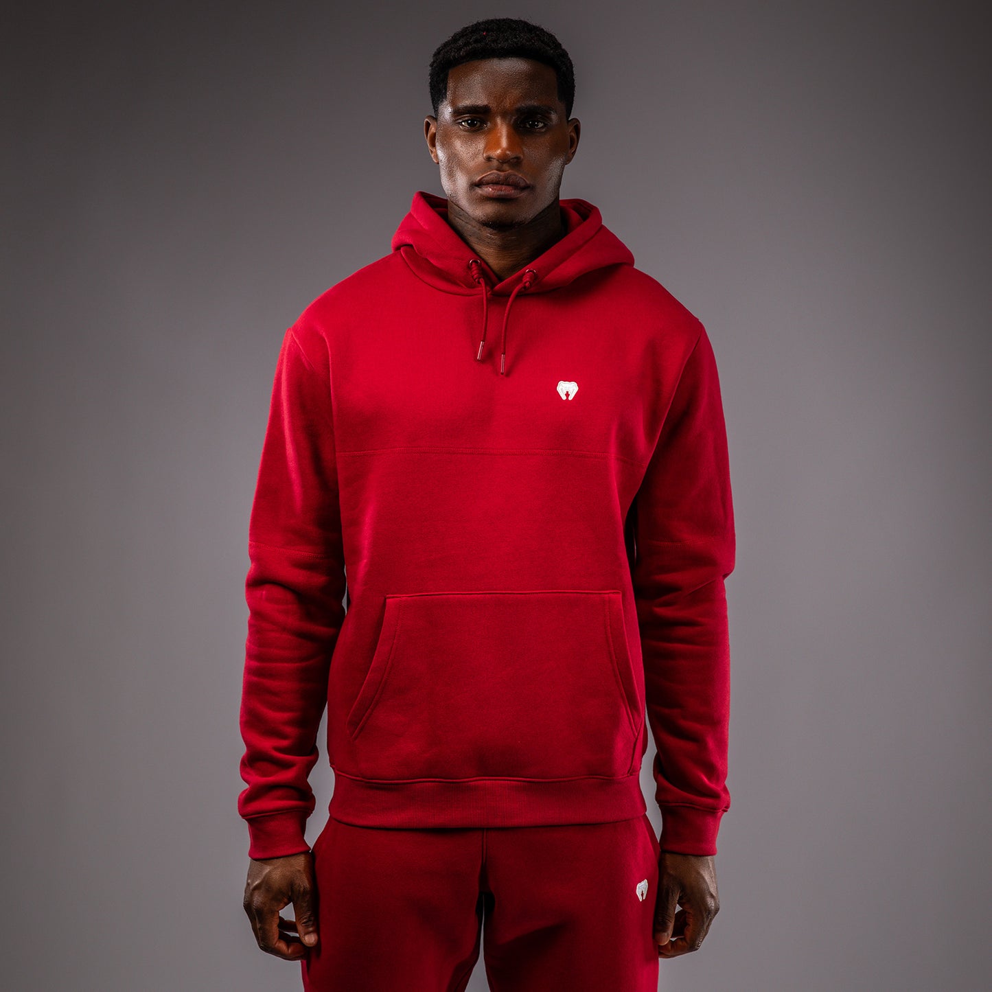 Venum Silent Power Hoodie - Kirschrot