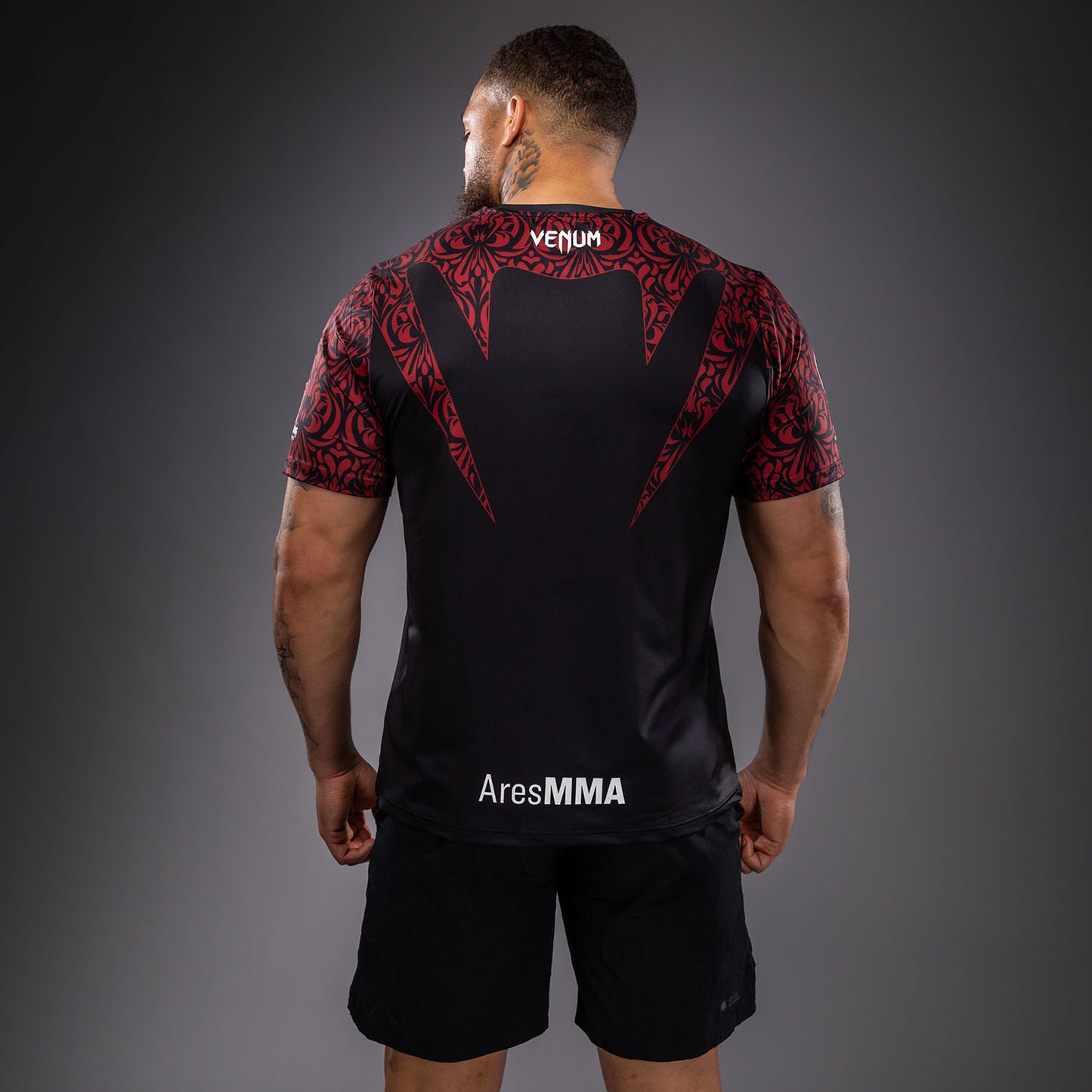Venum Bulgarian Top Team (BTT) Dry-Tech-T-Shirt – Schwarz/Rot