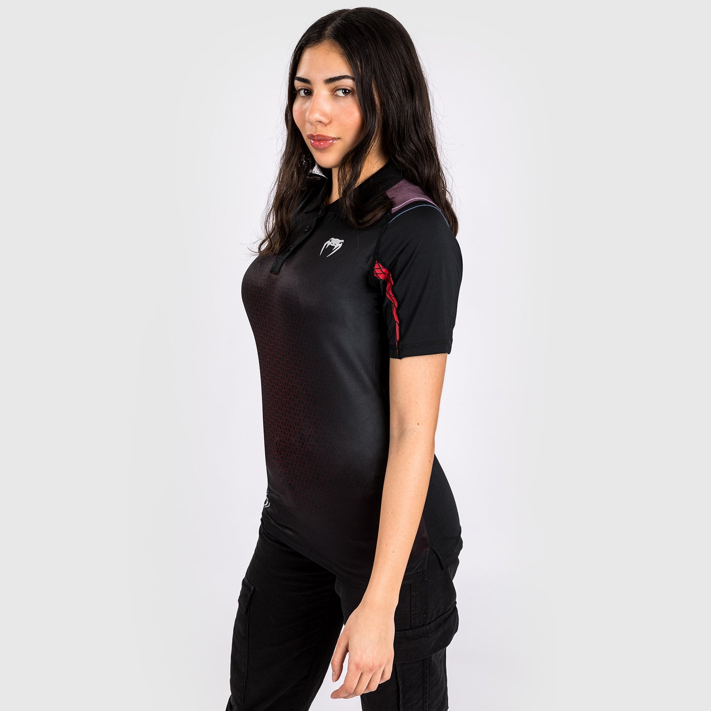 Venum x Dodge Banshee Dry Tech Polo für Frauen - Schwarz