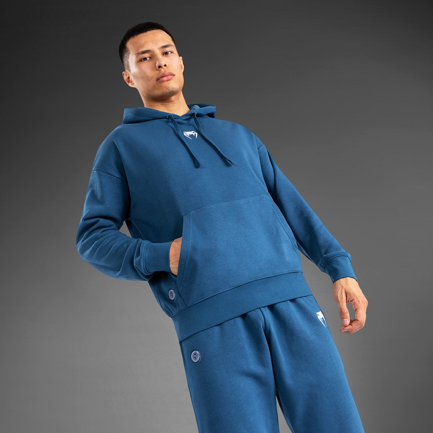 Venum Vortex XL Herren Kapuzenpullover - Marineblau
