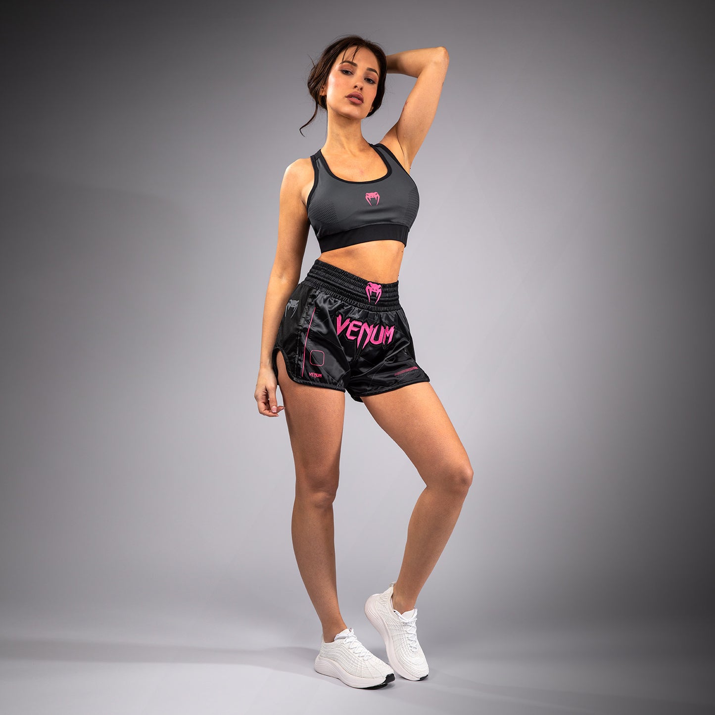 Venum Tactical XT Muay Thai Shorts für Frauen - Schwarz/Sturmgrau