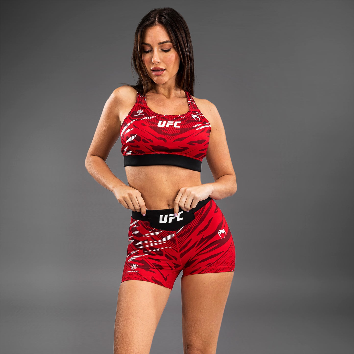 UFC Fusion by Venum Authentic Fight Night Damen Vale Tudo Short - Short Fit - Rot