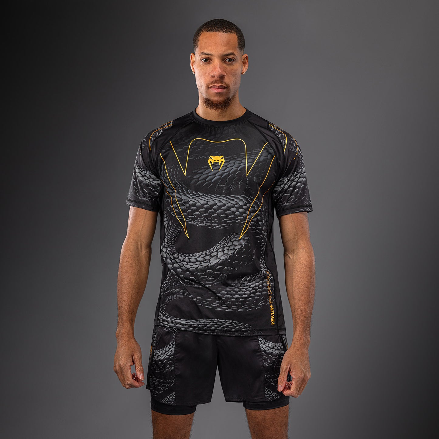 Venum Matupa Dry-Tech-T-Shirt - Schwarz/Grau/Gold