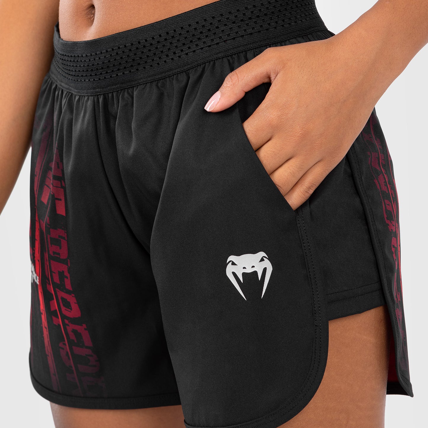 UFC Venum Performance Institute 2.0 Trainingsshort für Frauen - Schwarz/Rot