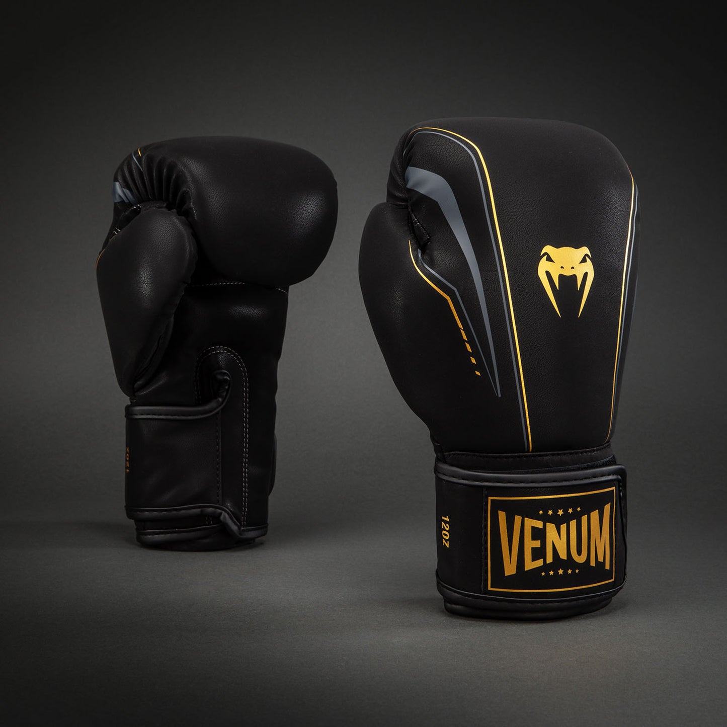 Venum Streamline Boxhandschuhe – Schwarz/Gold