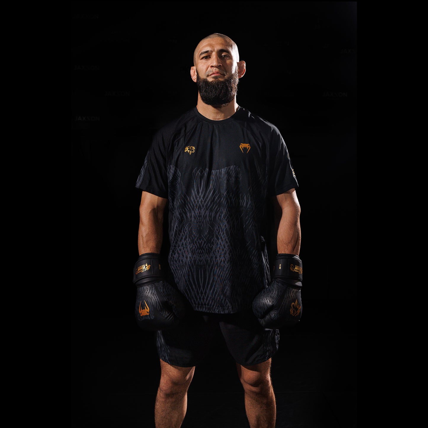 Venum x Chimaev Dry-Tech Shirt - Schwarz/Grau