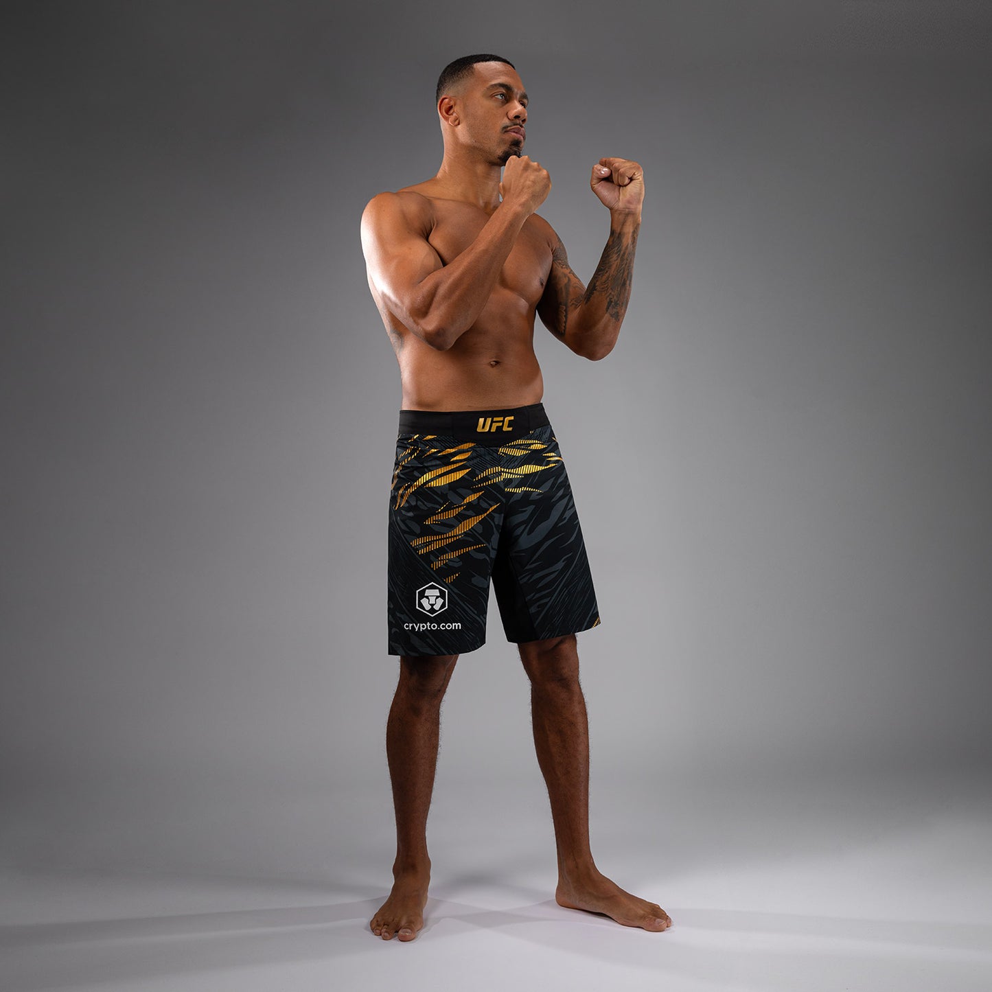 UFC Fusion by Venum Authentic Fight Night Herren Fight Short - Long Fit - Champion