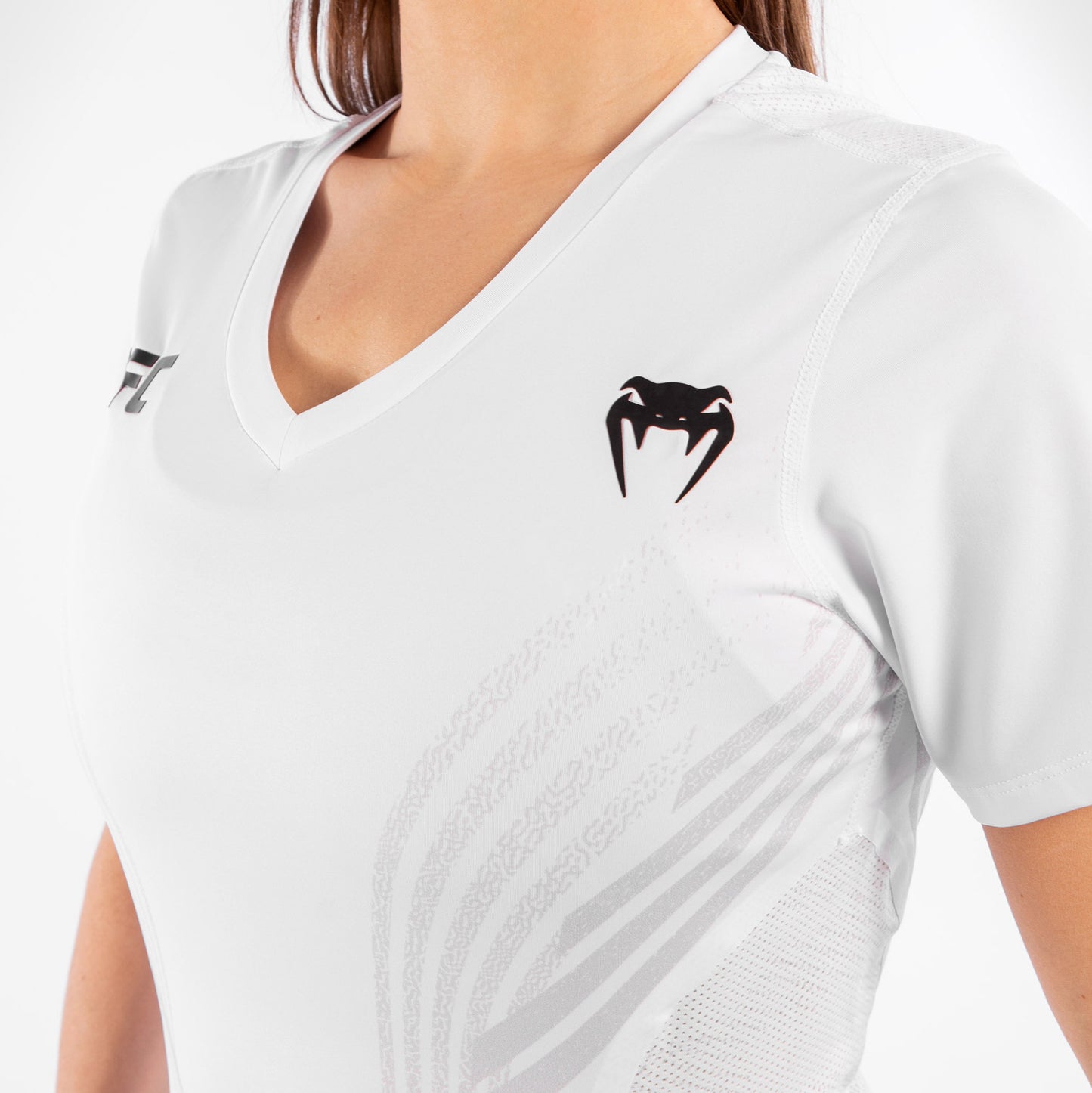 UFC Venum Personalisiert Authentic Fight Night Damen Walkout Trikot - Weiß