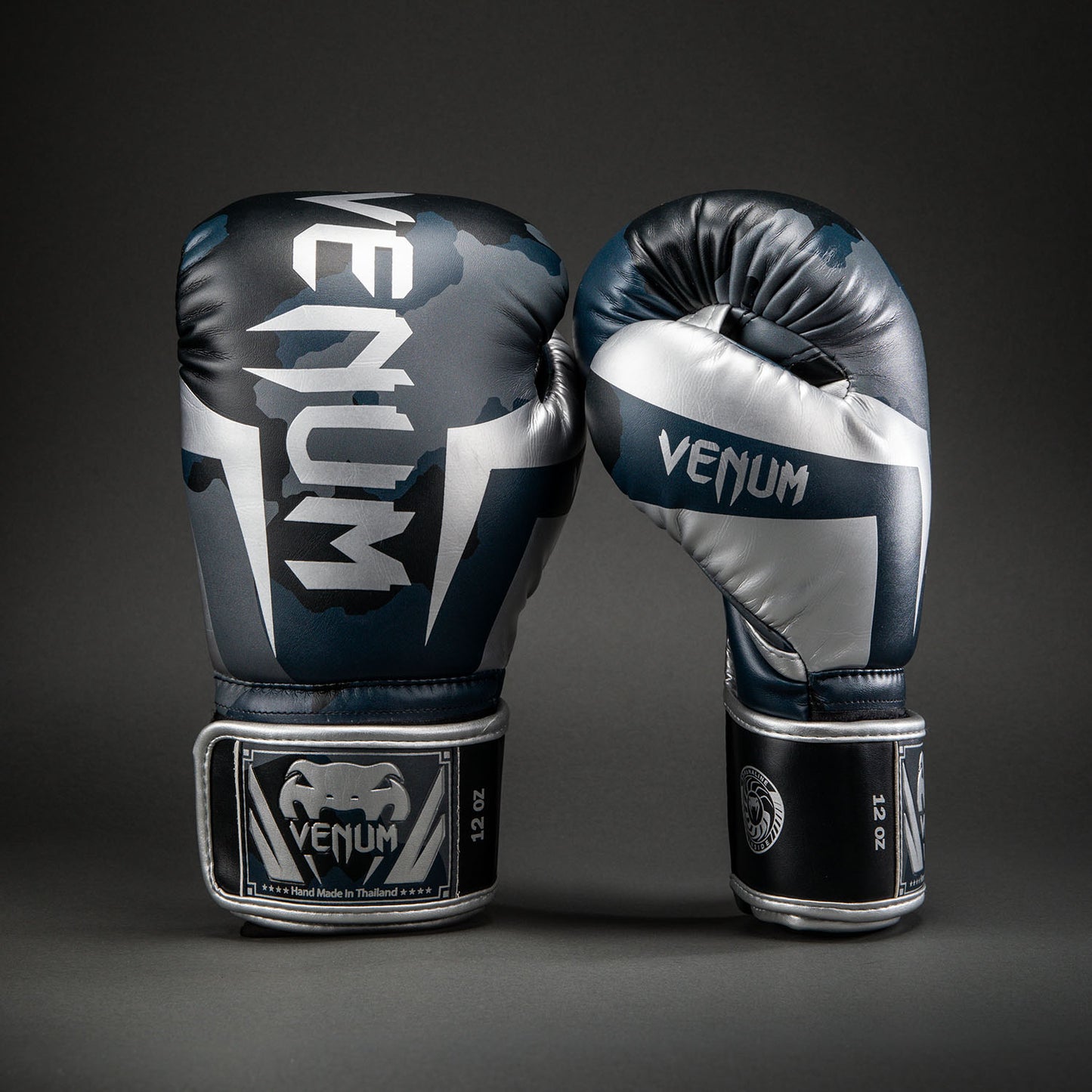 Venum Elite Boxhandschuhe - Dunkelmarineblau/Blau