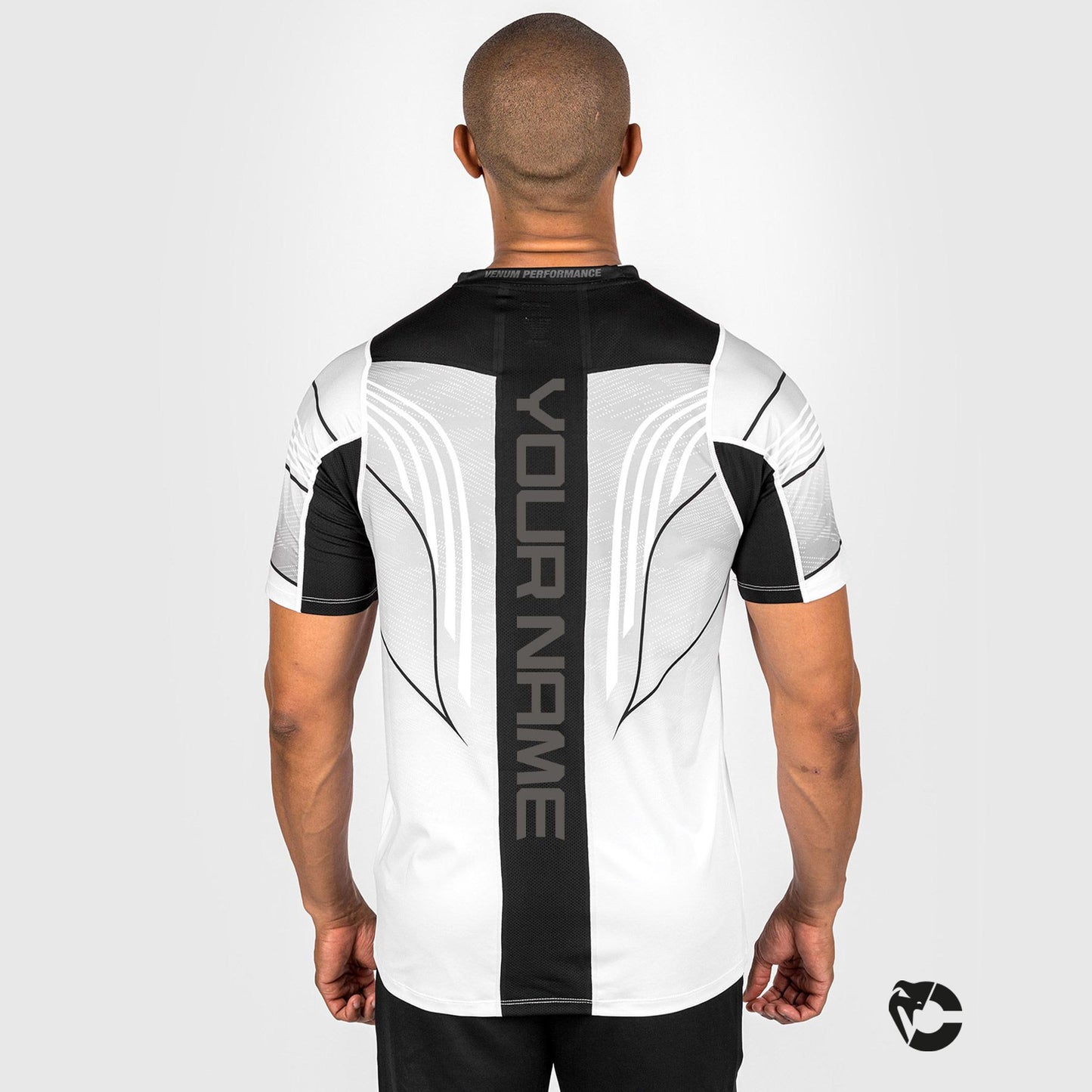 UFC Venum personalisierte authentische Fight Night 2.0 Männer Walkout Jersey - weiß