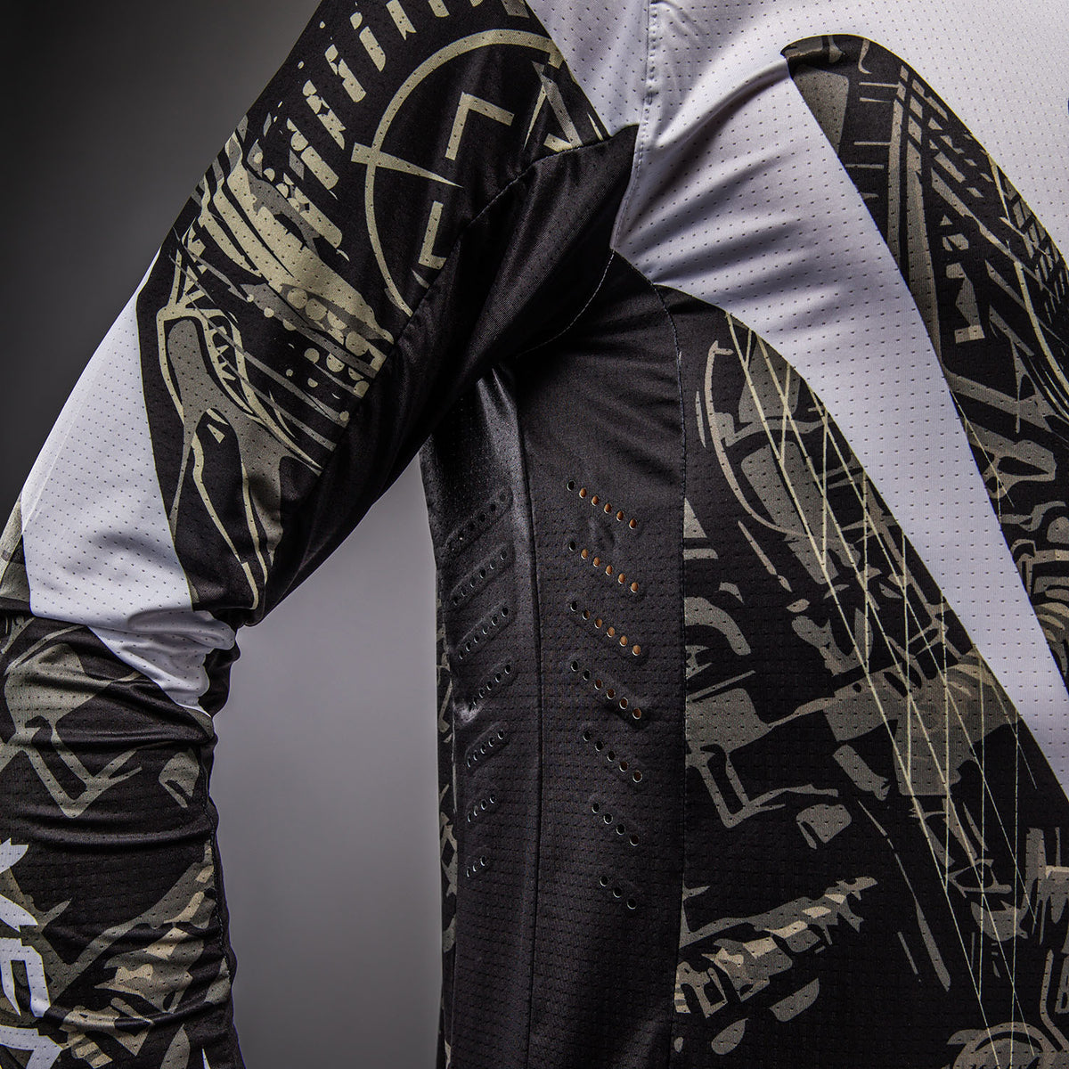 Venum MX Elite Motorsports-Trikot - Schwarz/Sand
