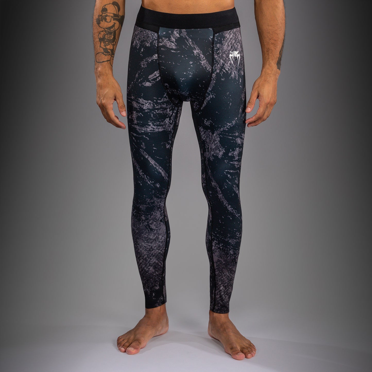 Venum Rage & Workout Kompressionshose - Schwarz/Grau