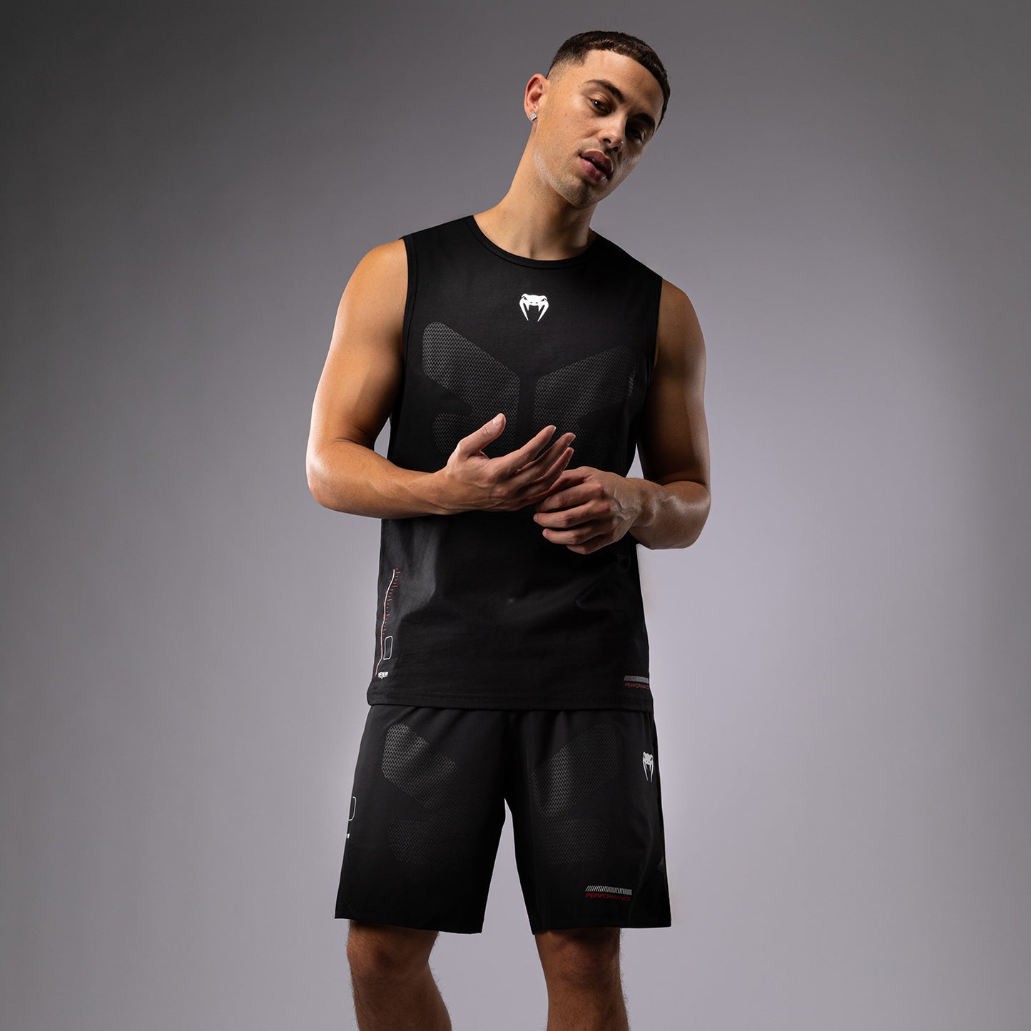 Venum Tactical XT Tank Top - Schwarz/Feuerrot