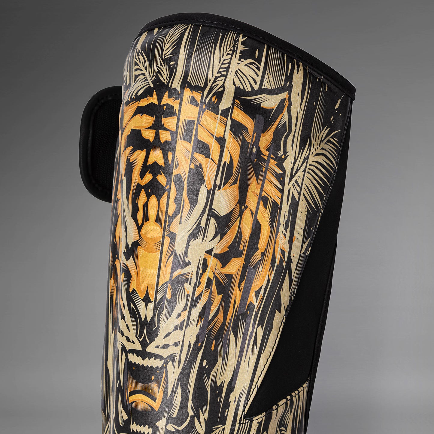 Venum Tiger Schienbeinschoner - Schwarz/Neon Orange