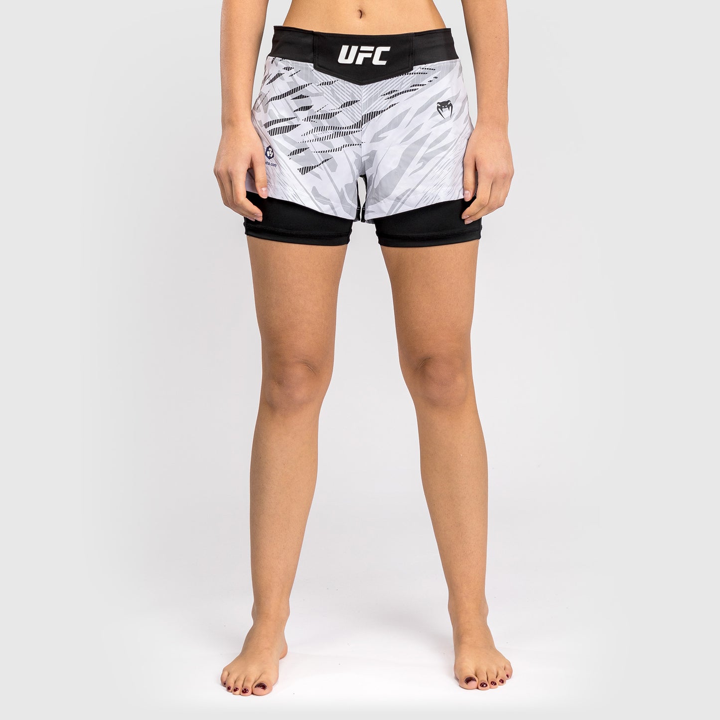 UFC Fusion by Venum Personalized Authentic Fight Night Damen Fight Short - Weiß