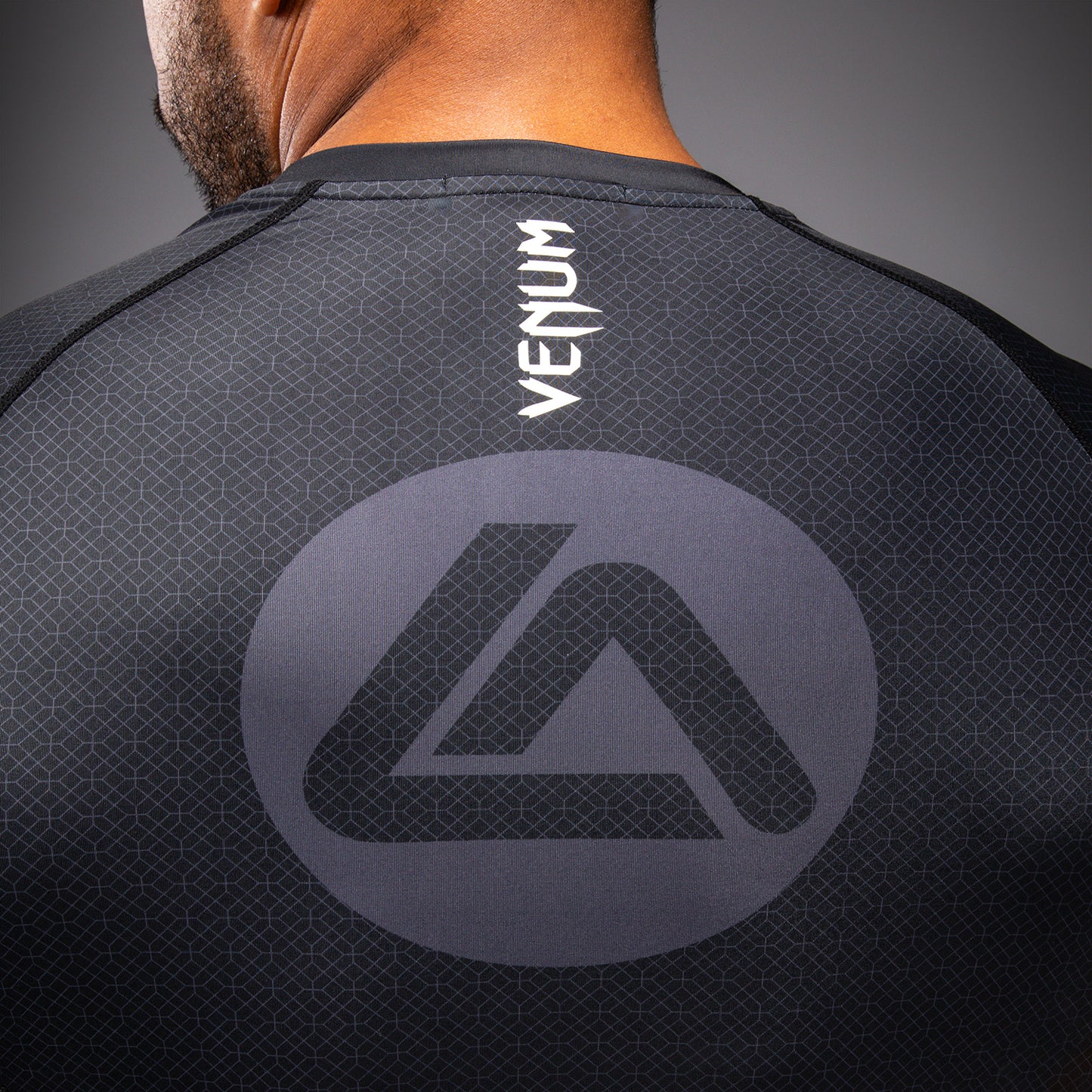 Venum x Roger Gracie Academy Kurzarm Rashguard - Schwarz
