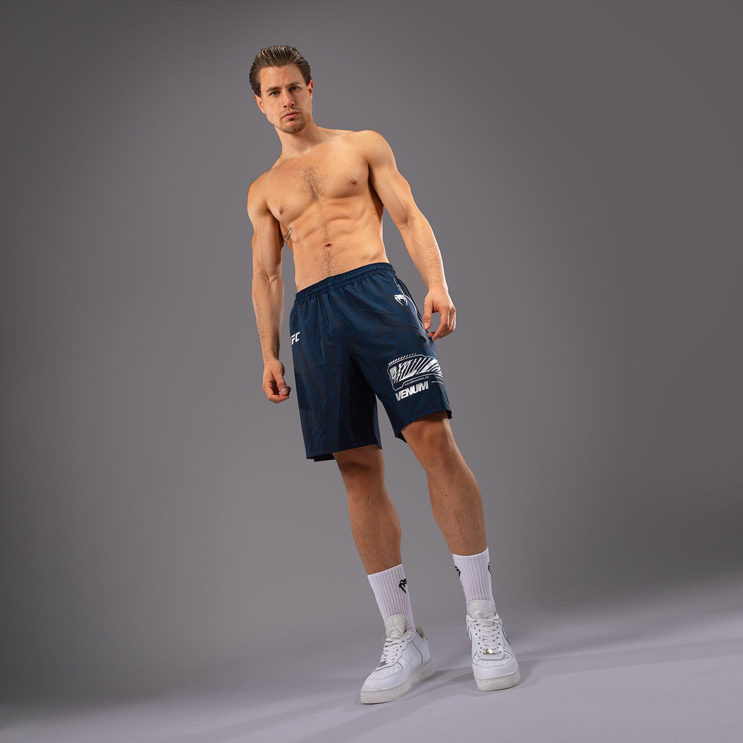 UFC Fusion by Venum Fight Week Herren Performance Short - Ozeanisches Blau