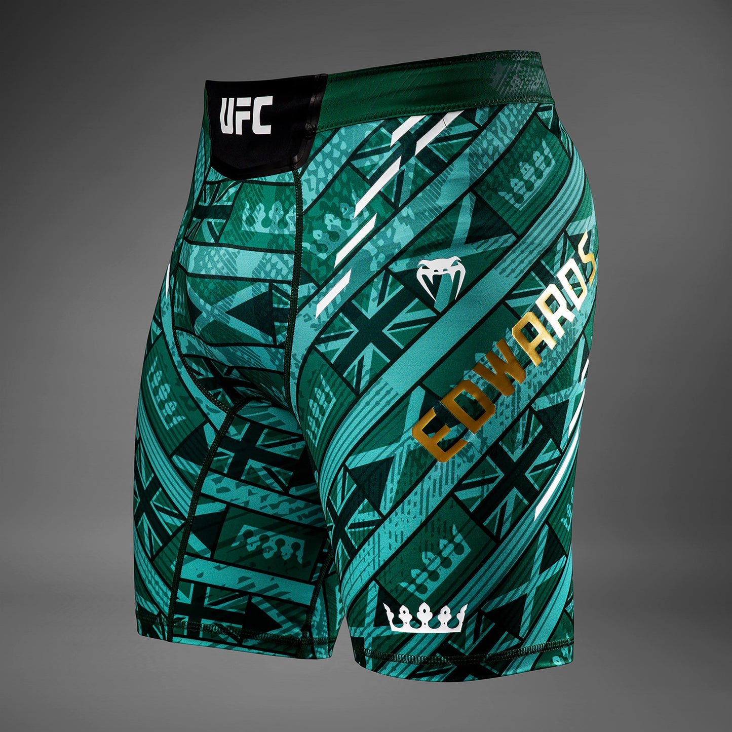 UFC Unrivaled by Venum Leon Edwards Herren Vale Tudo Shorts - Grün