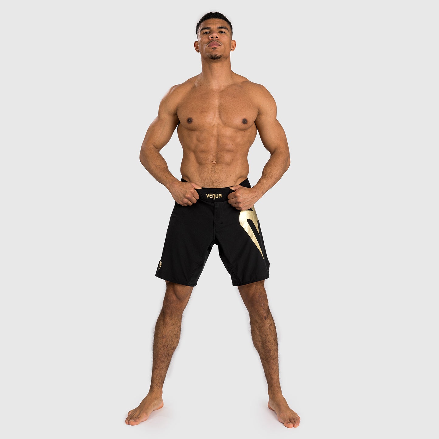 Venum Light 5.0 Fight Shorts - Schwarz/Gold