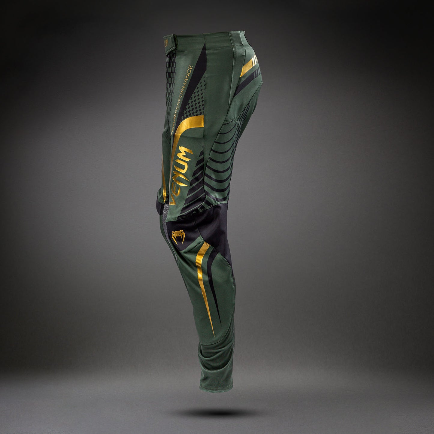 Venum MX Challenger Motorsports-Hose - Schwarz/Grün/Gold