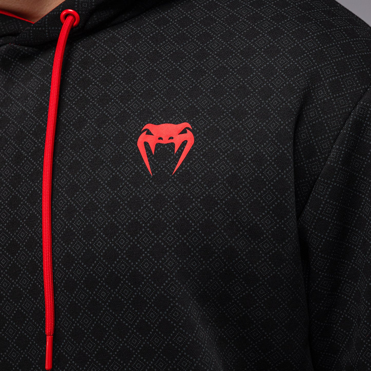 Venum x Roger Gracie Signature Kapuzenpullover - Schwarz/Rot