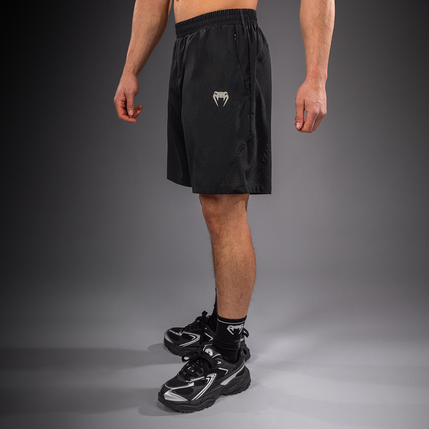 Venum Lazer Trainingsshorts - Schwarz/Grau