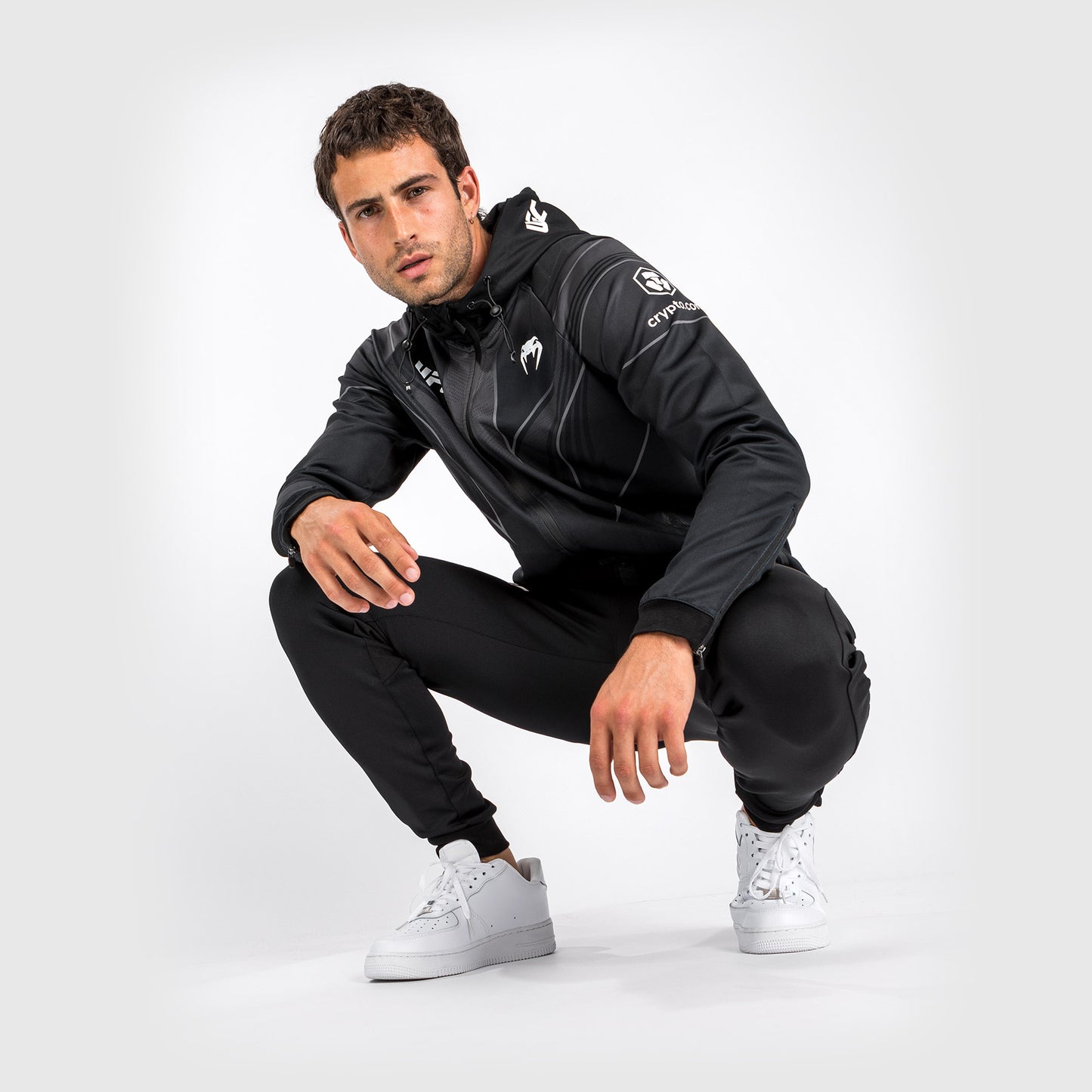 UFC Venum Authentic Fight Night 2.0 Männer Walkout Hoodie - schwarz