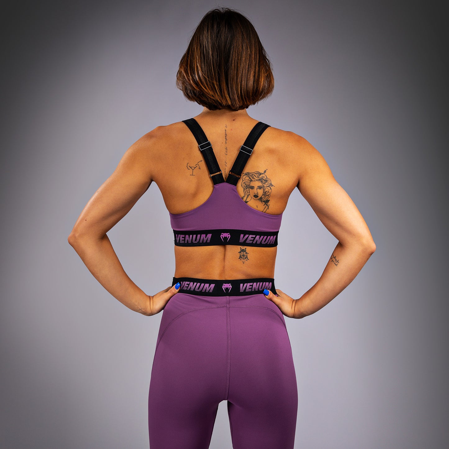 Venum Elevate Sport-BH für Frauen - Dusky Orchid