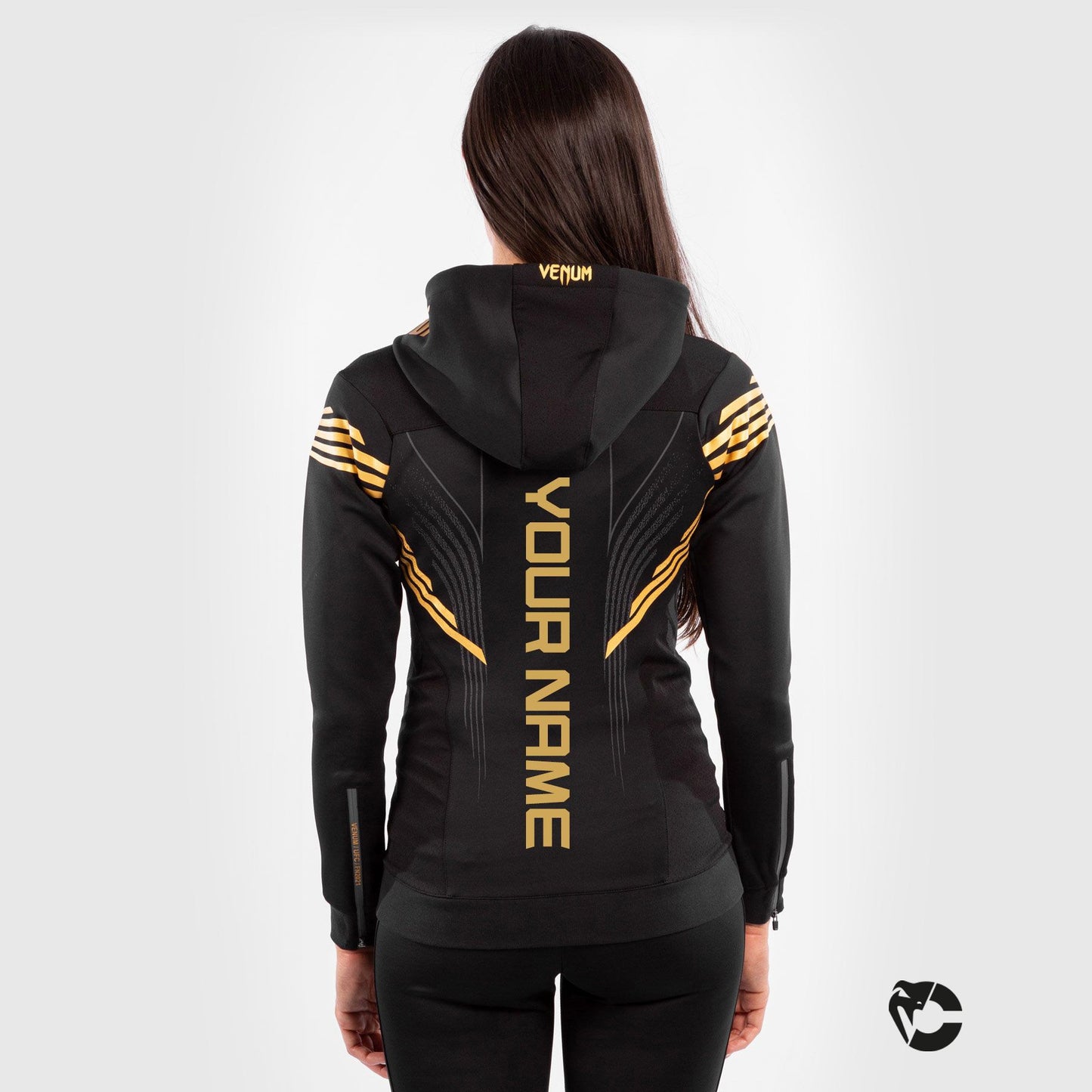 UFC Venum Personalisiert Authentic Fight Night Damen Walkout Hoodie - Champion