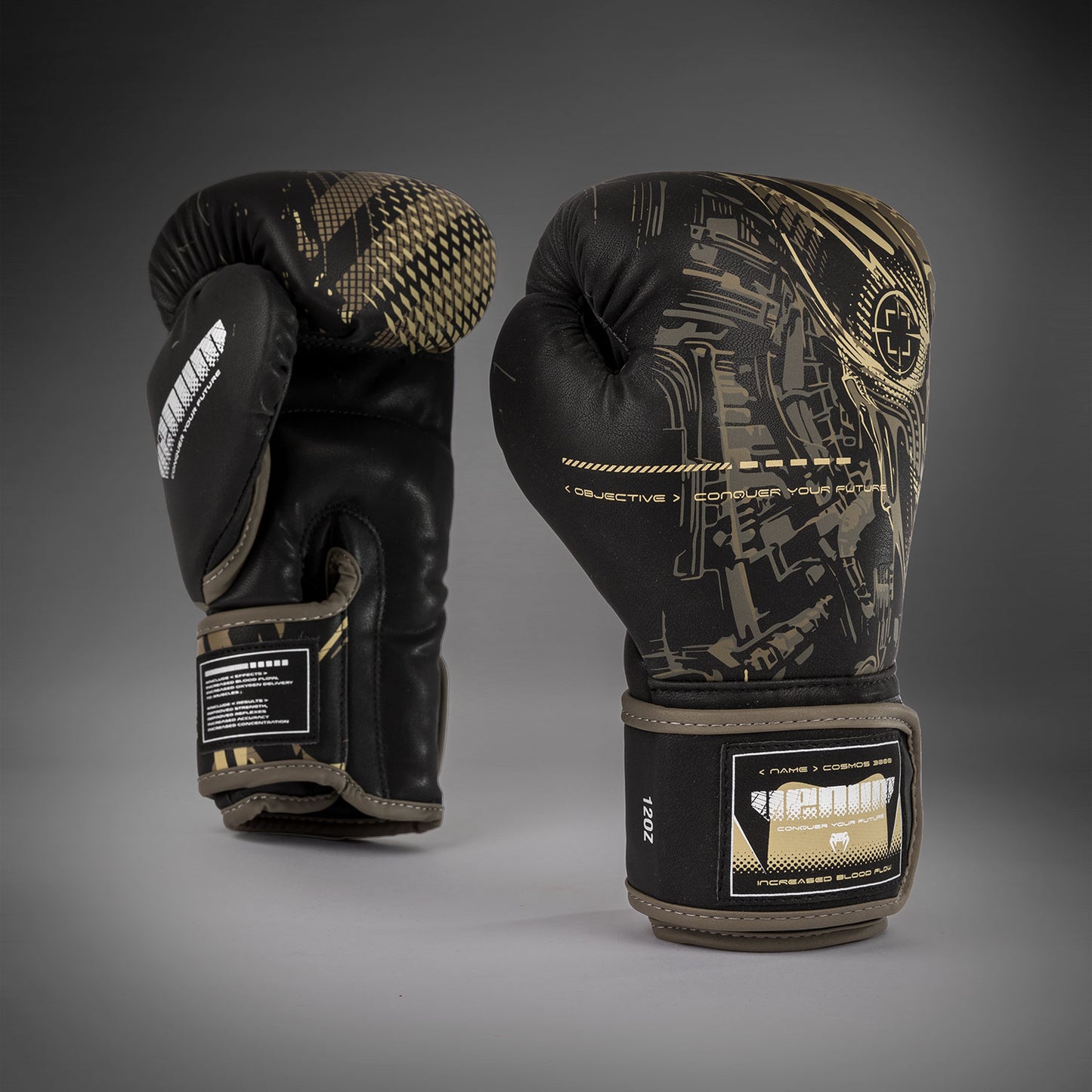 Venum Invader Boxhandschuhe - Schwarz/Sand