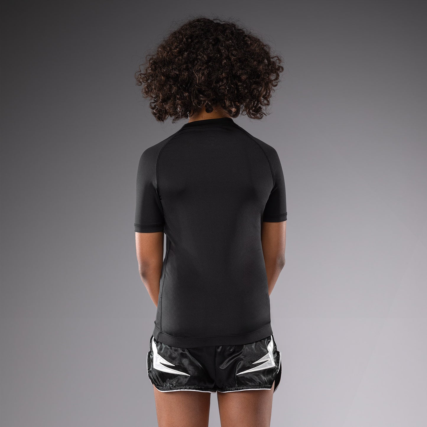 Venum Contender Kinder Rashguards Kurzarm - Schwarz