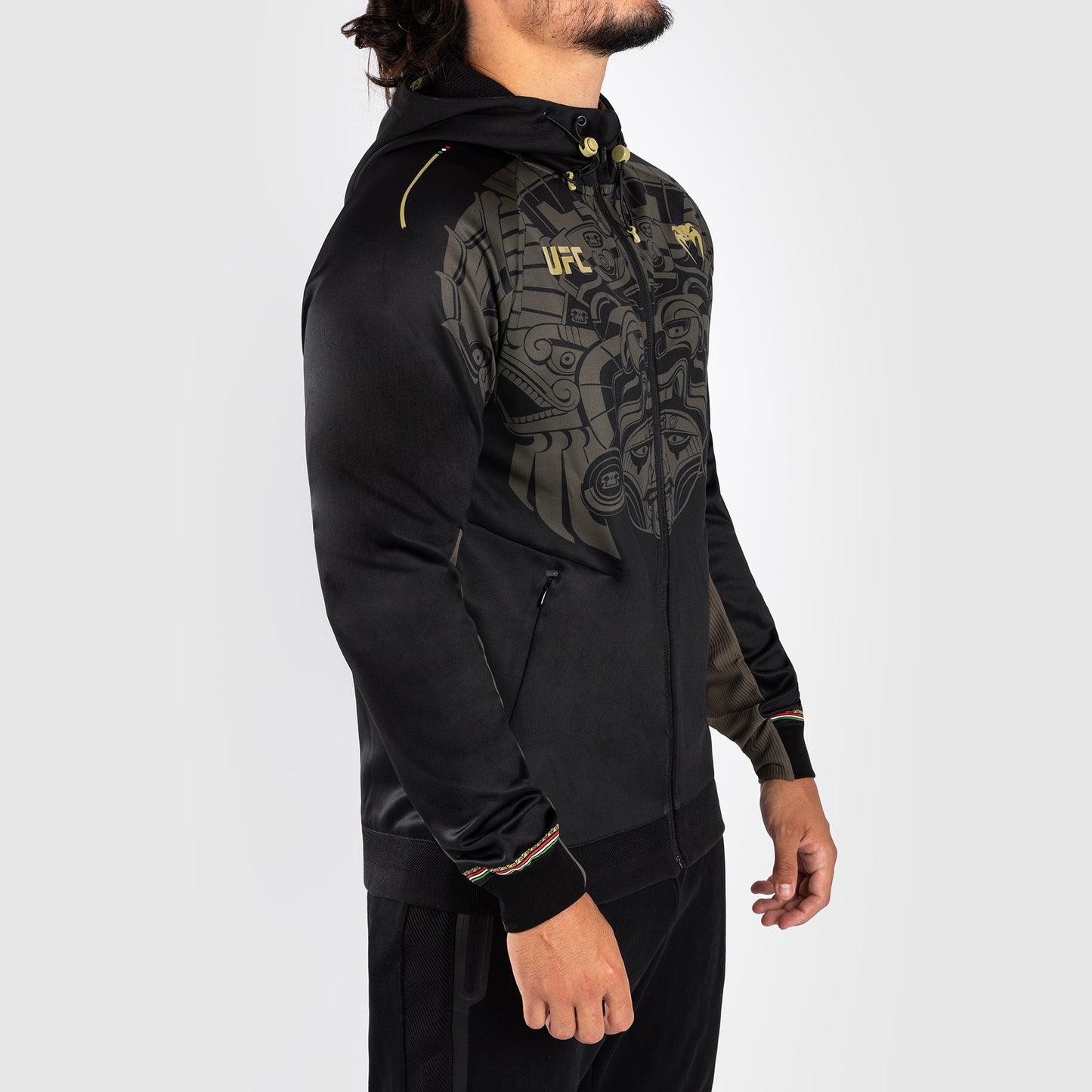 Noche UFC by VenumAuthenticr Fight Night Herren Walkout Hoodie - Schwarz