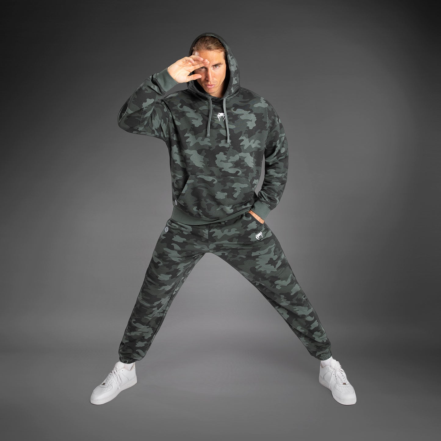 Venum Vortex XL Herren Hoodie - Khaki Camo