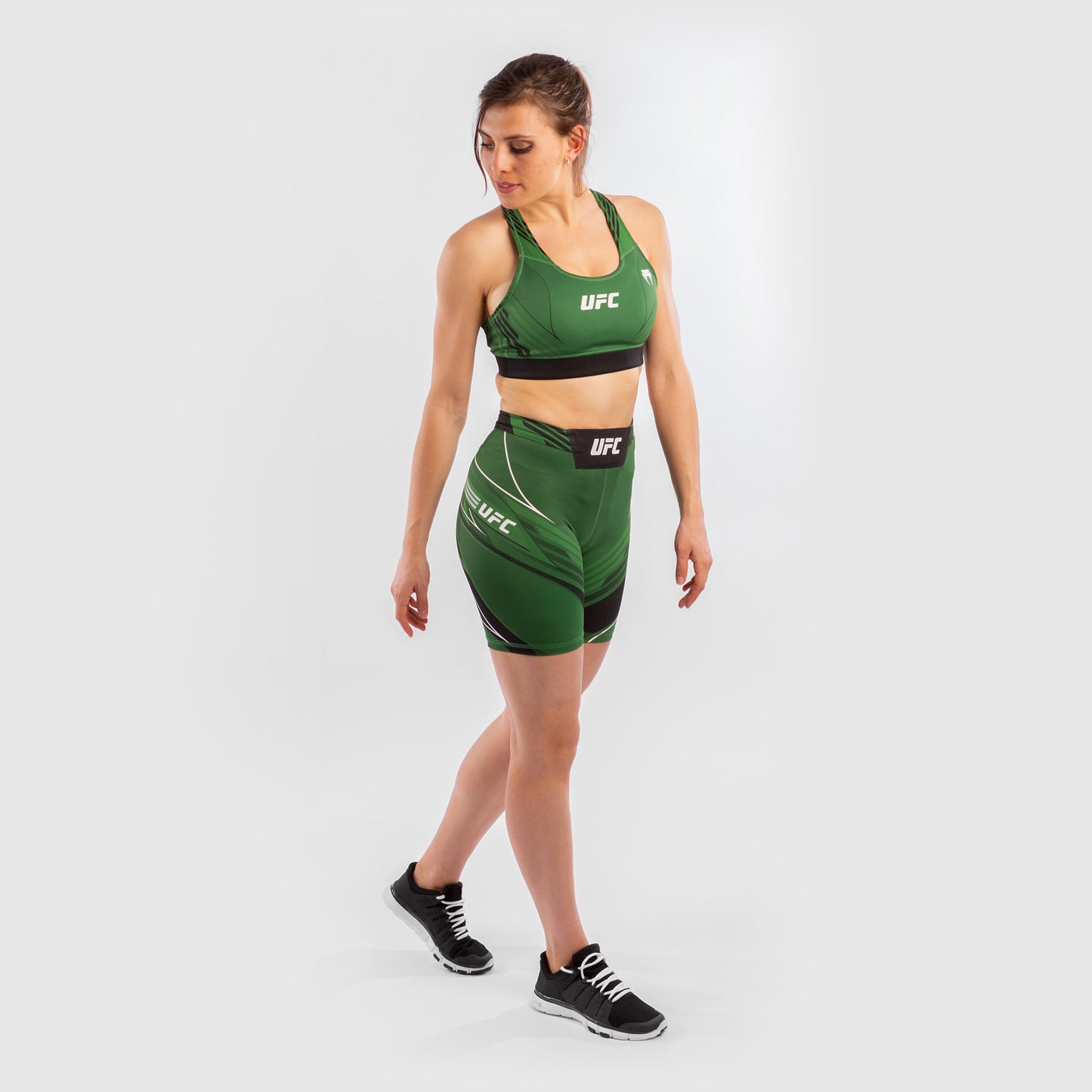 UFC Venum Authentic Fight Night Damen Vale Tudo Shorts - Long Fit - Grün
